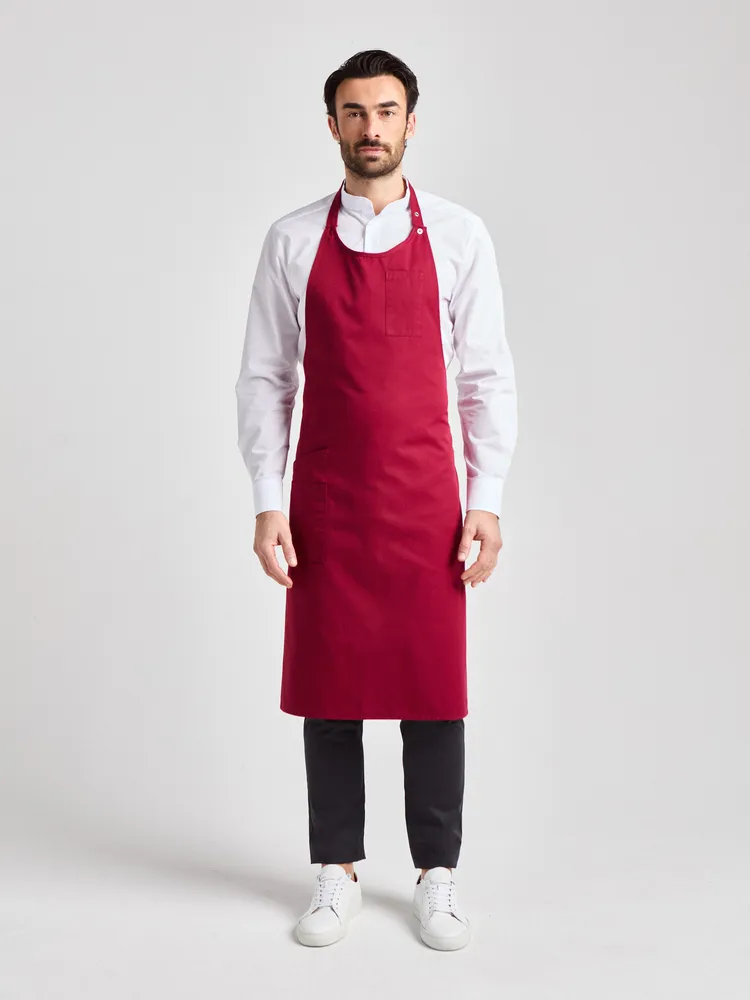 Vittoria Classic 105 x 75 - Latzschürze - cherry